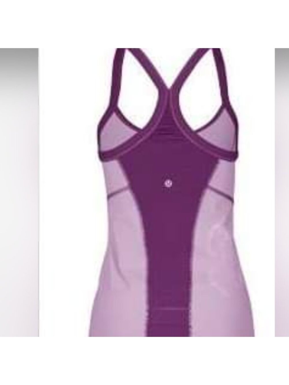 Lululemon Run Zoom Tank singlet potion purple wee stripe - Picture 3 of 9